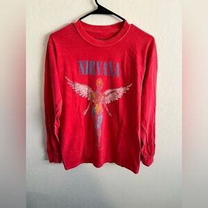 Nirvana Long Sleeve Shirt Size S